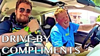 Drive By Compliments with Honda Prank [upl. by Hildagard264]