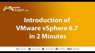 An Introduction to VMware vSphere 67 by vmwareinsightcom [upl. by Irovi]