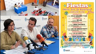 FIESTAS DE BUTARQUE LEGANÉS 2023  PRESENTACIÓN PROGRAMA [upl. by Stilla]