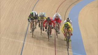 Womens Keirin Final  Track Cycling World Cup  Hong Kong China [upl. by Salkcin558]