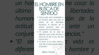 el hombre en busca de sentido 6 [upl. by Andris]