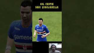 Gol Cantik Dari Quagliarella quagliarella sampdoria pes2013 [upl. by Yenettirb]