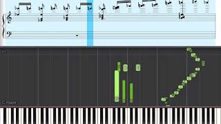 LisztPaganini  La Campanella  Piano Tutorial with Sheet Music Notes  Super EASY SLOW [upl. by Eerised978]