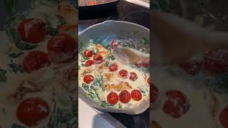 Creamy Chicken Spinach and Tomato Recipe  Joe Wicks Recipes [upl. by Goodrow825]