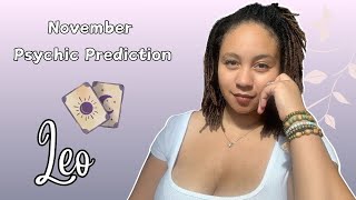 Booked and Busy amp Self Love  Leo November Psychic Prediction [upl. by Ratcliffe]