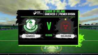 Shamrock Rovers vs Shelbourne FC [upl. by Heilner]