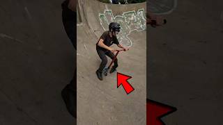 i ruined his life😭 scooter skatepark skate bike funny fail comedy [upl. by Sumetra]