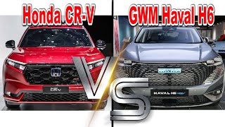 2024 GWM Haval H6 HEV vs Honda CRV RS eHEV [upl. by Sadira]