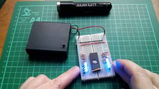 Chip on Breadboard  2716 EPROM [upl. by Etnoval]