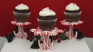 How to Make Peppermint Candy Stands and Cupcakes [upl. by Maynord]