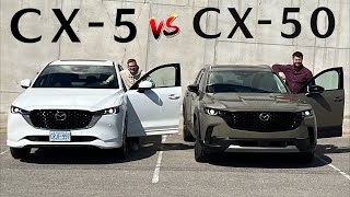 2023 Mazda CX50 vs CX5 Live [upl. by Oidgime36]