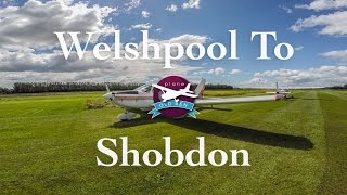 PA28 Welshpool  Shobdon VFR  ATC Audio [upl. by Merideth]