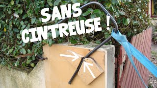 Comment cintrer un tube en acier SANS cintreuse fait maison pas cher cousin [upl. by Naloc]