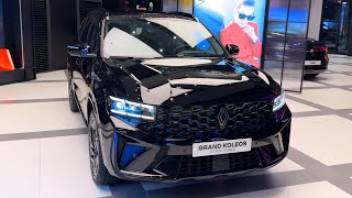 4K 2025 Renault Grand Koleos E Tech Hybrid esprit Alpine “Metallic Black” Walkaround Review [upl. by Adnima]