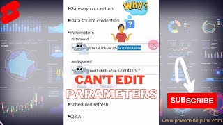 Power BI Parameters Not working in Service  Can we edit parameters in Power BI service [upl. by Ahtnamas252]