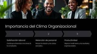 TEMA 8 El comportamiento y clima organizacional [upl. by Kinchen456]