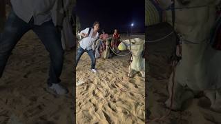 Tarun namdev funny moment with camel  Dubai  tarunnamdevmdskingtarun dance [upl. by Attegroeg]