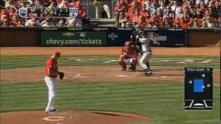 Buster Poseys Grand Slam  San Francisco Giants vs Cincinnati Reds Game 5 2012 NLDS [upl. by Lleirbag]