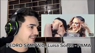 PEDRO SAMPAIO Luisa Sonza  FAMA REACT [upl. by Novled253]