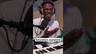 Saturation Explained  Krizbeatz tutorials krizbeatz music mastering mixing krizbeatz shorts [upl. by Kennett433]