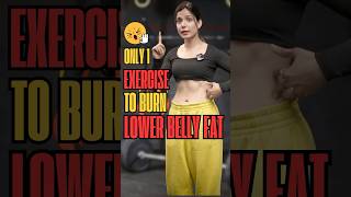 1 Exercise to burn lower belly fat 💥 [upl. by Atsugua]