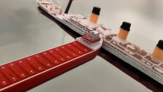 3D Printed Titanic Sinking  Accidental Collision with Edmund Fitzgerald [upl. by Luciana]