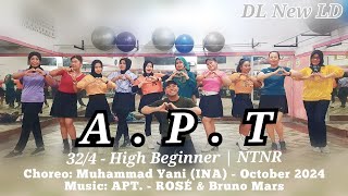 APT Line Dance  High Beginner  Muhammad Yani INA  muhammadyani3266 [upl. by Trelu]