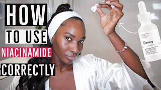 HOW TO USE THE ORDINARY NIACINAMIDE 2  ZINC CORRECTLY  DEMO amp TIPS [upl. by Chaing]