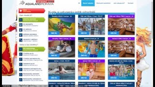 Aqualand Moravia Eshop  extra text na vouchery [upl. by Annonyw394]