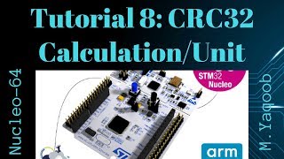 STM32 Nucleo  Keil 5 IDE with CubeMX Tutorial 8  CRC32 Calculation [upl. by Erida]