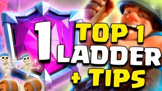 TOP 1 AT 8000 TROPHIES  TIPS  Clash Royale [upl. by Debbee]