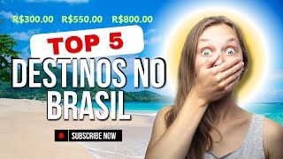 5 Destinos mais visitados no Brasil [upl. by Aidne]