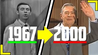 Watch Mister Rogers Age While He Sings “Wont You Be My Neighbor” 1967 Through 2000 [upl. by Siro244]