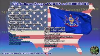 Pennsylvania State Song PENNSYLVANIA with music vocal and lyrics [upl. by Huggins]