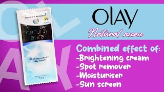 OLAY NATURAL WHITE DAY CREAM REVIEW JHEZEL G [upl. by Gierk]