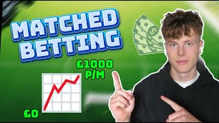 Matched Betting  Beginner guide 0£1000 per month [upl. by Norak228]