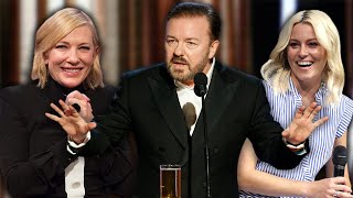 Ricky Gervais Reflects on his Golden Globe Speeches [upl. by Chrystel]