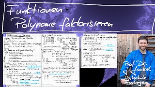 Funktionen  Teil 1265  Polynome in Produkt als LinearFaktoren zerlegen [upl. by Virgil]