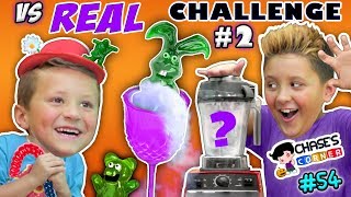 Chases Corner GUMMY vs REAL Halloween Edition 54  DOH MUCH FUN [upl. by Saravat655]