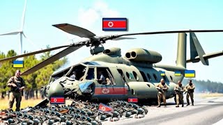 14 CH47D helicopters carrying 7000 North Korean troops Destroyed by Ukraine [upl. by Akihsan310]