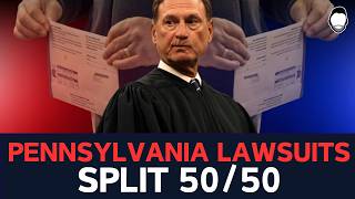 Republicans Split 5050 in Pennsylvania Lawsuits [upl. by Ojillib]