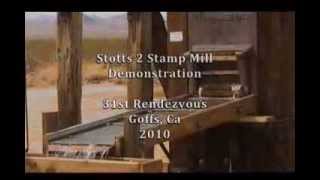 Stotts Stamp Mill Demonstration [upl. by Saxe]