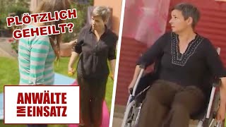 Rollstuhl Gestern Sport Heute Täuscht die „kranke“ Mama alle 12 Anwälte im Einsatz  SAT1 [upl. by Kcirrag]