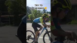 TRY TO BREAKAWAY TO THE PELOTON SHORTS MTB RIDESCLIMBSUBSCRIBE🙏 [upl. by Dawn]