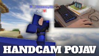 BEDWARS mais é com HANDCAM no POJAVLAUNCHER [upl. by Olsewski]