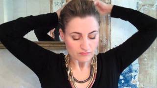 TUTORIEL  comment réaliser une coiffure coque en 4 minutes [upl. by Boy421]