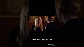 Sara and Ava first kiss [upl. by Subak]