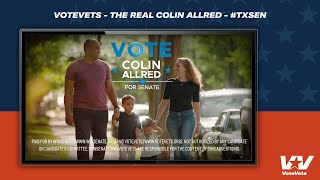 VoteVets  The Real Colin Allred  TXSEN 30 sec [upl. by Gambell]