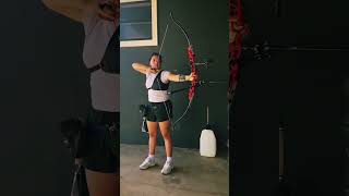 Gaby schlosser shooting archery [upl. by Joyann]