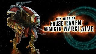 How to paint House Raven Armiger Warglaive [upl. by Ozneral]